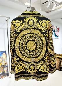 Alla moda <span class=keywords><strong>pigiama</strong></span> da <span class=keywords><strong>uomo</strong></span> in seta di alta qualità con monogramma blu a maniche lunghe <span class=keywords><strong>pigiama</strong></span> 2 pezzi da <span class=keywords><strong>uomo</strong></span> e da donna - Product Image 3