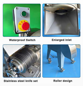 Otomatik ticari meyve 3d küp kesme zar sebze ananas Dicing makinesi - Product Image 3
