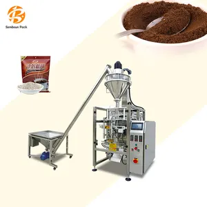 Machine d'emballage remplissante verticale automatique de sac en plastique de poudre de café instantané de cacao de farine de thé de chocolat de noix de coco