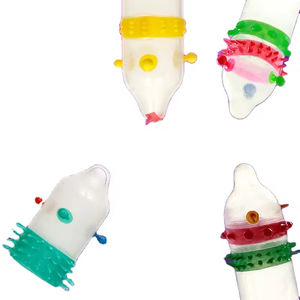 Genagelte Kondome für Männer, Superdünne Luxus-Kondome, Echtes Gefühl, Vaginale Stimulation, Naturlatex-Kondome für Männer - Product Image 4