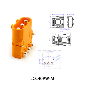 Разъем Amass LCC40-M LCC40-F LCC40, 45А, высокотоковый, штекер-гнездо, 3-контактный кабельный штекер - Product Image 6