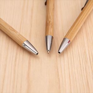 Eco-friendly Bamboo Metal Ballpoint <b>Pen</b> with logo Slim Signature <b>Pen</b> Custom <b>Pen</b> Write Smoothly Suitable for Corporate Gifts - Product Image 2
