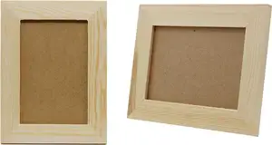 Natural Solid Wooden Picture Frames For Wall Art Photo 8"x10" Oak Wood Picture Frame