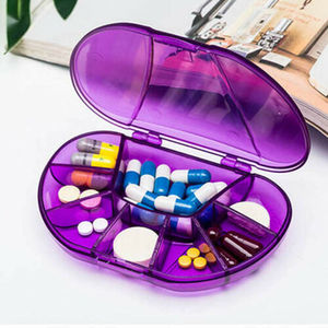 กล่องใส่ยา กล่องเก็บยา 8 ช่อง กล่องพกพา - Product Image 1