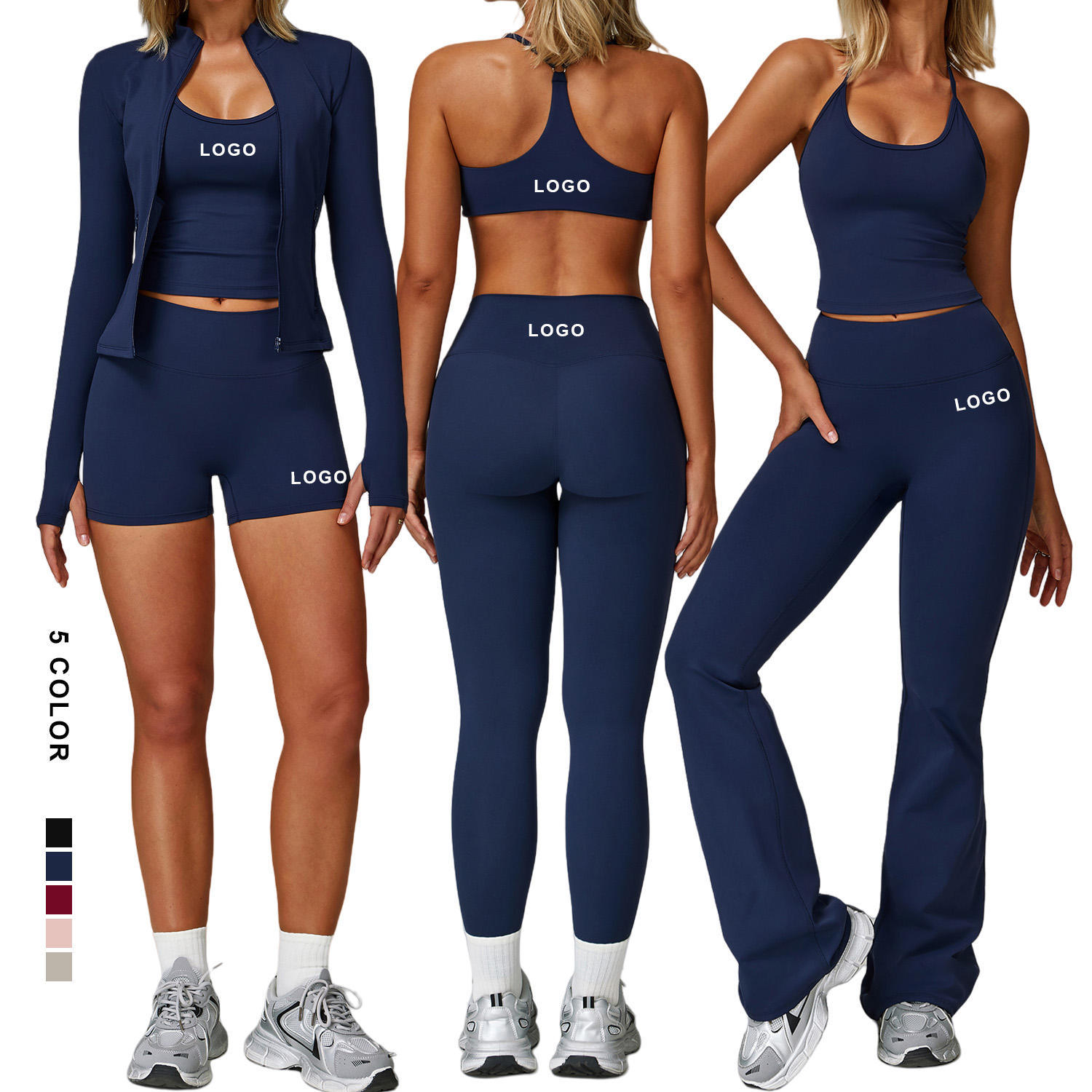 FH High Quality Sportswear Plus Size Gym Wear Workout Sets Yoga Clothes For Women