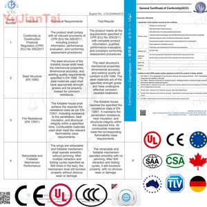 Kết Cấu Thép Đầu Gable Top Nhà Đúc Sẵn Container Di Động Phòng Nhanh Chóng Lắp Ráp Loại Kỹ Thuật Nhà Ở Tạm Thời - Product Image 6