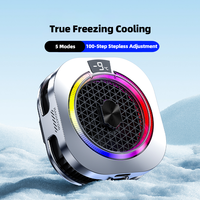 Radiateur de téléphone portable AntarcChill avec lumière RGB, refroidissement semi-conducteur 25W, clip magnétique arrière, étanche, refroidissement pour jeux