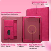 Étui de protection en cuir PU magnétique de haute qualité certifié RoHS avec sangle de maintien pour Kindle Paperwhite 11e/12e génération 6,8/7 pouces