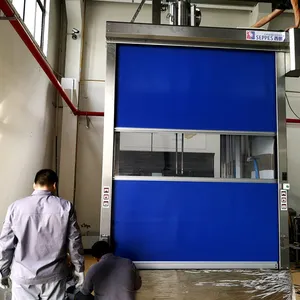Modern Design Automatic Rapid High Speed PVC Roller Shutter Fast Rolling Door Waterproof Stainless Steel For Workshops