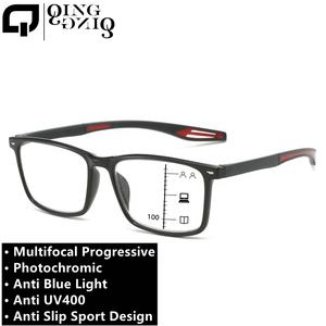 Fotocromático ultraligero deporte ciclismo rectángulo remache fotogray bisel para hombres Multifocal Progresiva lectura presbicia <span class=keywords><strong>gafas</strong></span> - Product Image 2