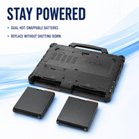 Portátil Robusto Getac B360G3 de 14 Pulgadas FHD |   I5/I7 Win11 Pro |   MIL-STD-810H e IP66 |   1000nit legible bajo la luz del sol |   4G LTE