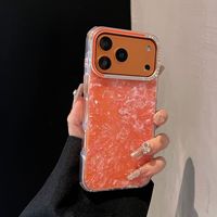 Funda Metálica con Diamantes para iPhone 17 Pro Max, Carcasa Transparente con Brillantina, Compatible, Resistente a Impactos, Diseño Lindo y Elegante