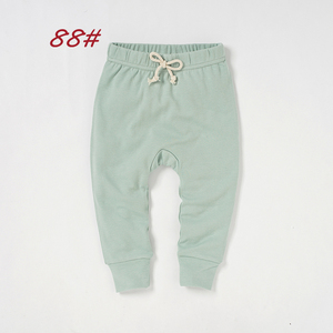 Celana Popok Bayi Rajut Musim Semi Gugur 0-3T Katun Organik Polos Legging Bayi Celana Bayi Baru Lahir - Product Image 4