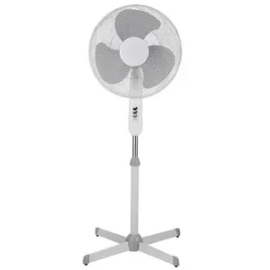 50W 3 blade 16inch multifunction standard plastic oscillation industrial cross base electric cooling stand fans