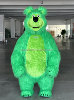 Animal Oso Blanco película mascota personalizado muchos colores Navidad inflable Animal mascota disfraz