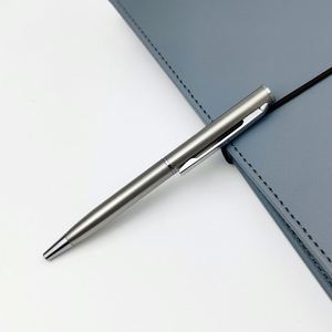 Bolígrafo de Lujo de Acero Inoxidable de 10 cm, Bolígrafo Mini con Logotipo Personalizado y Solapa Giratoria para Regalos Promocionales - Product Image 3