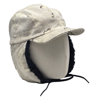 Gorro de felpa de aviador de caza y pesca impermeable de nailon cálido para invierno para hombres y mujeres con orejeras de piel para fiestas deportivas al aire libre