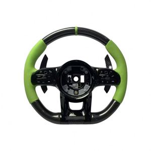 Volant sport en cuir véritable et fibre de carbone de haute qualité pour <span class=keywords><strong>Mercedes</strong></span>-Benz, mise à niveau de 2013 à <span class=keywords><strong>2018</strong></span> - Product Image 3