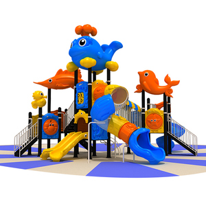Actieve Recreatie Outdoor Amusement Apparatuur Grote Metalen Stalen Glijbanen Schommel Trampoline Park Residentiële Glijbanen Hdpe Buiten