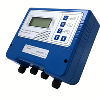 Compteur d'interface boue-eau à ultrasons OEM, écran TFT LCD 3,5 pouces, protection IP65, RS485, 4-20mA, alarme par relais, garantie 1 an