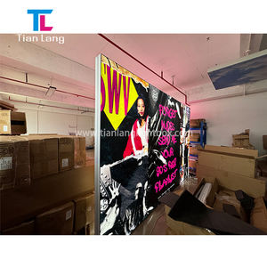 TianLang, pantalla LED personalizada, marco de aluminio reutilizable de alta calidad, caja de luz de cabina de Feria Comercial de promoción de publicidad sin marco SEG - Product Image 3