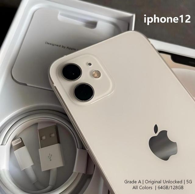 Like New Original Used iPhone 12 5G 64/128GB Factory Unlocked All Colors Bulk Supply