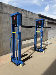 Electric Truck-mounted Forklift 1 Ton 1.6-1.3 m Electric Remote Control Fully Automatic Lifting <b>Handling</b> Stacker Forklift Truck - Product Image 4