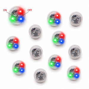 LED Cartoon Shoe <strong>Lights</strong> PVC Clogs Charms with Push Button On/Off Switch Anti-Shake Power Saving Men's Summer Accessories - Product Image 1