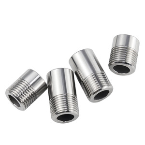Stainless Steel Seamless Pipe Single-Ended External Thread 1/2 2/3 4/5 6/5 1 Inch High Pressure Pipe Fitting - Product Image 1