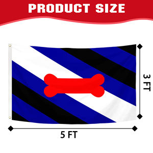 Banderas del Orgullo de 3x5 pies, Colección de más de 20 identidades, incluyendo Bisexual, Asexual, No Binario, <span class=keywords><strong>Bear</strong></span> y Bandera del Arcoíris del Progreso para Desfiles - Product Image 2