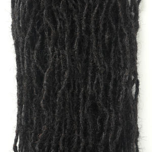 KAMA, venta al por mayor, 100%, extensiones de cabello humano Remy brasileño, extensiones de Rastas, extensión de enclavamiento, Microlocs de cabello humano con extremos rizados - Product Image 3