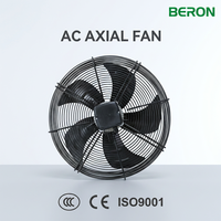 Ventilateurs industriels 500 mm 380 V CA, ventilateur axial à roulement à billes 1500 tr/min, pales métalliques pour condenseurs industriels, conformes CE 3C