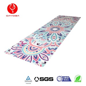 Dayoga Thảm Tập Yoga Hấp Dẫn Bằng Da Lộn Hai Lớp Cao Su Tự Nhiên Chống Trượt Có Thể Gập Lại 2022 - Product Image 3