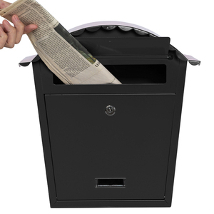 Boîte <span class=keywords><strong>aux</strong></span> <span class=keywords><strong>lettres</strong></span> en métal noir approuvée par USPS murale extérieure commerciale Boîtes <span class=keywords><strong>aux</strong></span> <span class=keywords><strong>lettres</strong></span> personnalisées Système de boîte à colis Boîte <span class=keywords><strong>aux</strong></span> <span class=keywords><strong>lettres</strong></span> extérieure noire - Product Image 4