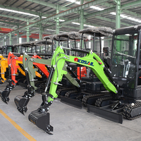 Mini pelle EPA CE EURO 5 Certification personnalisée Changchai Farm Crawler PLC Motor pour usage domestique Petite pelle chinoise pour