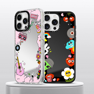 Vui Thiết Kế Gương iPhone 16/15 Tùy Chỉnh Bảo Vệ Điện Thoại Trường Hợp Máy Ảnh Bảo Vệ Thời Trang Cá Tính Sạc Không Dây - Product Image 5