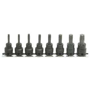 KOKEN - RS13025/8-L50 3/8'' <b>Impact</b> Torx <b>socket</b> set (8 pcs.) - EAN 4991644506002 <b>IMPACT</b> <b>SOCKETS</b> AND ACCESSORIES - Product Image 1