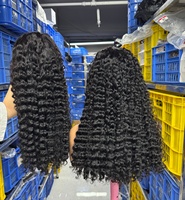 Perruque frontale en dentelle 13x6 vietnamienne naturelle, densité 180% 250%, cheveux humains naturels bouclés birmans, ondulations profondes, sans colle, perruques frontales en dentelle HD
