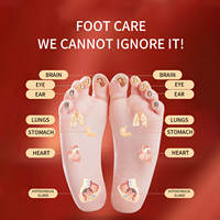Patchs détoxifiants aux herbes et au gingembre pour les pieds, autocollants naturels aux extraits de plantes pour la relaxation corporelle, soins des pieds Hoom.
