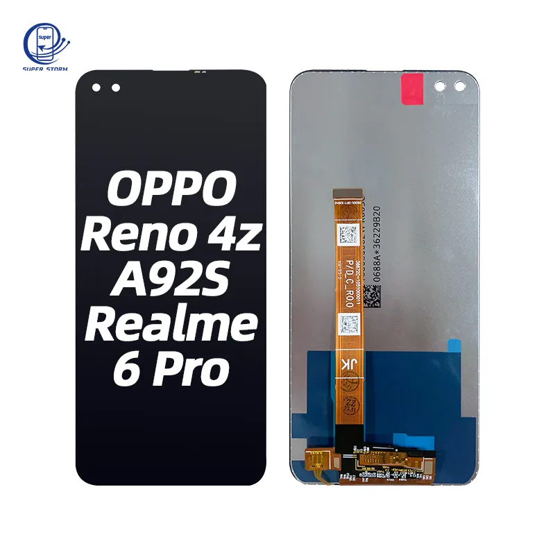 للبيع بالجملة شاشة LCD تعمل باللمس لهاتف OPPO Reno 4z A92S Realme 6 Pro شاشة LCD للهاتف المحمول لـ OPPO Realme