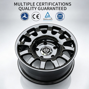 Ruedas FLowtone Nuevas REW de Aleación de Aluminio Fundido, 17 Pulgadas, 5x150, <span class=keywords><strong>4x4</strong></span>, Garantía de 3 Años, Diseño Multirradio, Color Negro - Product Image 4