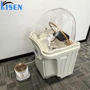 อ่างสระผมเคลื่อนที่ Kisen Hair Salon สำหรับร้านทำผม คลินิก และใช้ในบ้าน พร้อมอ่างน้ำสำหรับสปาผมและนวดศีรษะ - Product Image 4