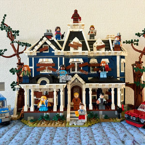 Moc 10354 2017 pièces Blocs de construction modulaires Château Modèle 1:8 Briques d'assemblage créatives Jouets en plastique DIY pour enfants Cadeau Shire Rings - Product Image 4