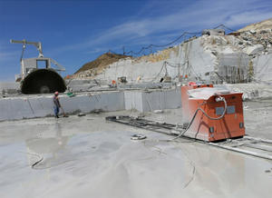 Hualong taş makineleri HSJ serisi elmas tel testere makinesi için taş de kesme granit mermer ocağı - Product Image 6