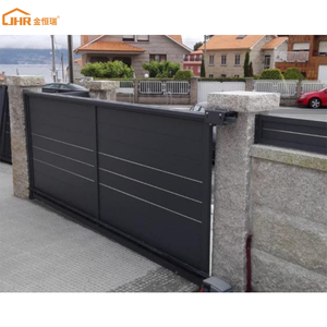 JHR Conception de <span class=keywords><strong>portail</strong></span> coulissant pour allée principale moderne <span class=keywords><strong>3M</strong></span> Panneau de <span class=keywords><strong>portail</strong></span> en aluminium Porte automatique en aluminium <span class=keywords><strong>Prix</strong></span> pour résidentiel - Product Image 2