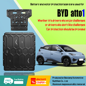 แผ่นป้องกันใต้ตัวครอบป้องกันแบตเตอรี่ลื่นไถลสำหรับ BYD sealion sealion sealion sealion ประทับตราฉลาม Atto1เสือดาว <span class=keywords><strong>B5</strong></span>ปลาโลมา M6 Atto3 Sealion5678 9 - Product Image 4