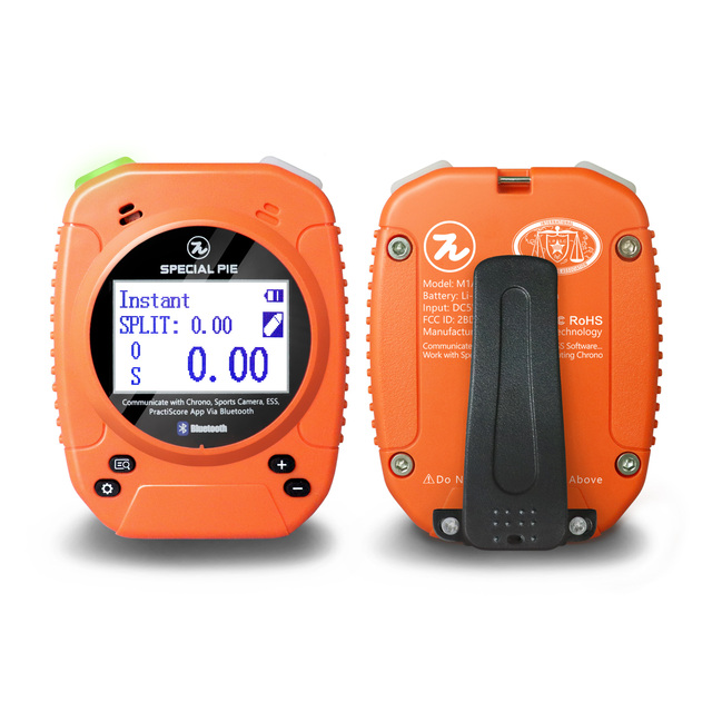 M1A2 Shooting Timer Compatible with Spanish and Wireless Connection LED Screen Display Shots and Time Use for Shooting Range