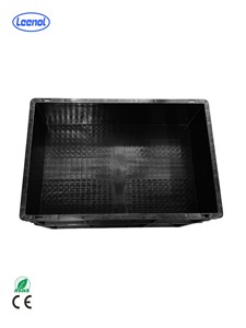 صندوق صندوق لينول صندوق بلاستيك أسود مضاد للستاتيكية PP أسود موصل خط كراج صندوق مكونات إلكترونية مع غطاء - Product Image 5