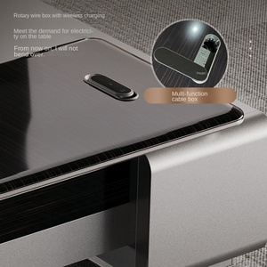 Nội thất văn phòng, bàn Ông Chủ thanh lịch cao cấp E0 Bàn giám đốc hình chữ L sang trọng cao cấp, Quản Lý, CEO và ông chủ - Product Image 4