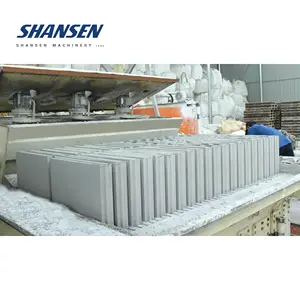 Máquina de tablero de partición de yeso Línea de fabricación de bloques automática 768 PCS/8 horas máquina de panel de pared de yeso